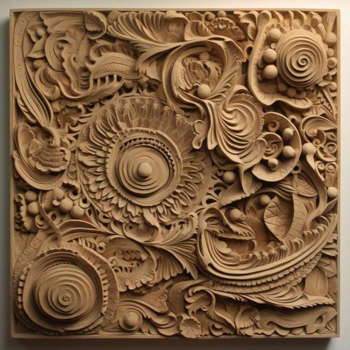 نموذج ثلاثي الأبعاد لآلة CNC 3D Art 